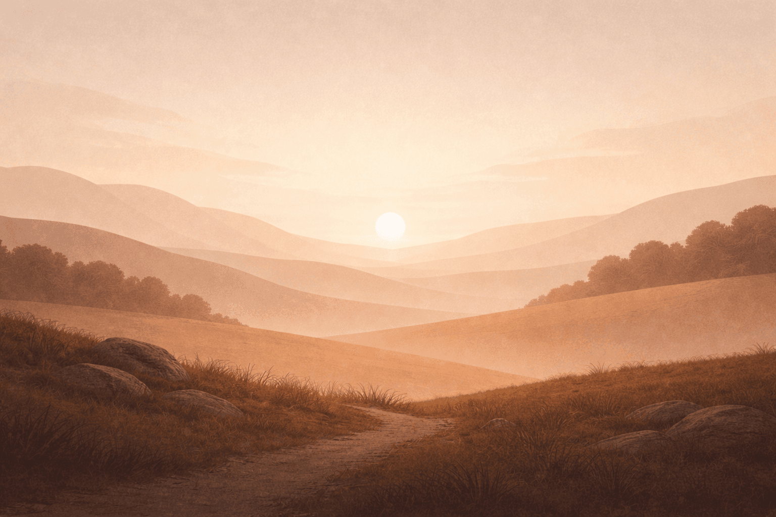Atmospheric peace-themed artwork from the project assets.
